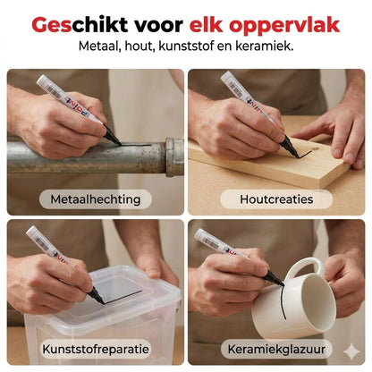 Waterdichte verfmarker op oliebasis voor keramiek