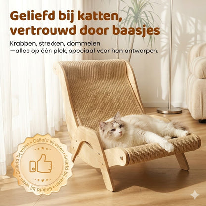2-in-1 Sisal krabpaal voor katten