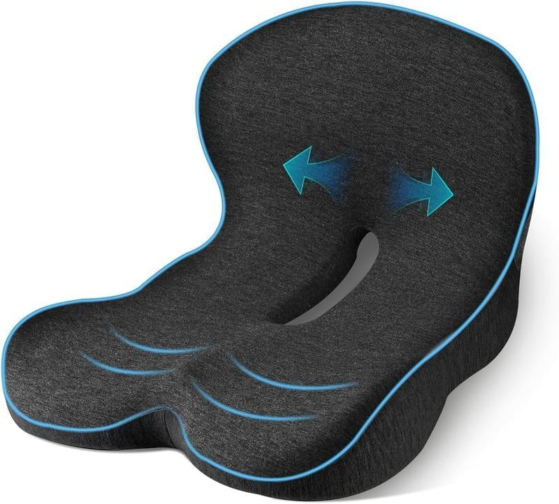 Antislip zitkussen van traagschuim