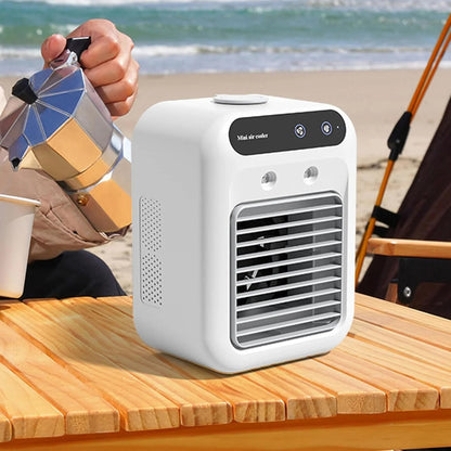Draagbare 3 in 1 airconditioner met draadloze verkoeling en frisse lucht