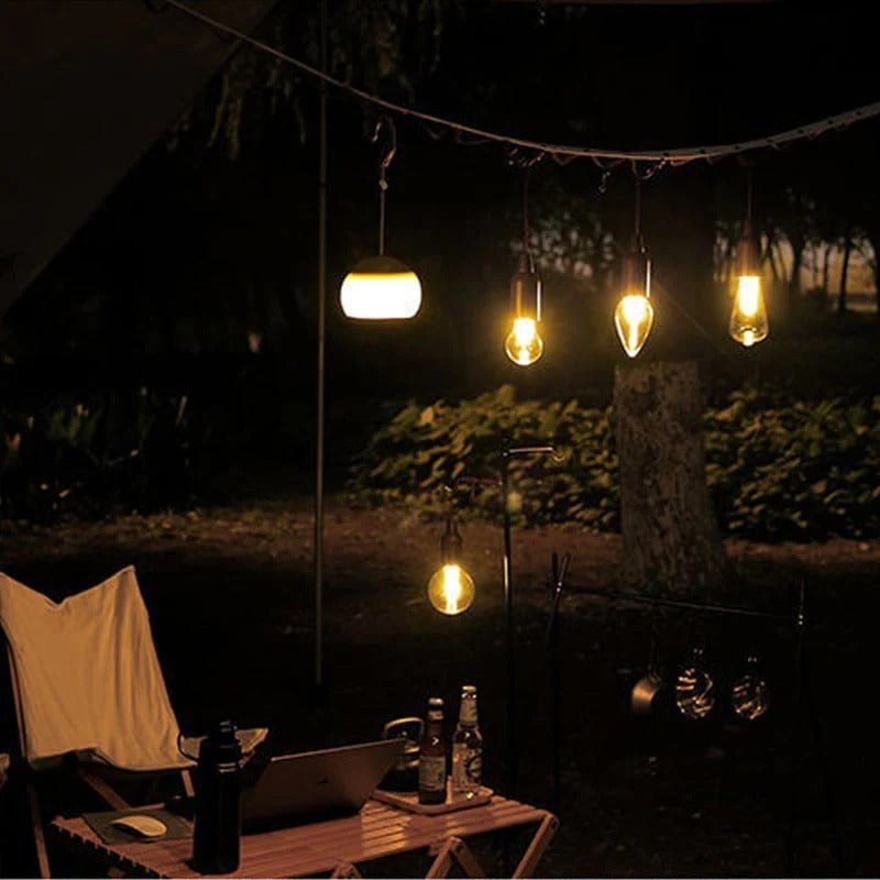 Zonne-energie tentverlichting（Via USB oplaadbare LED-kampeerlantaarn）