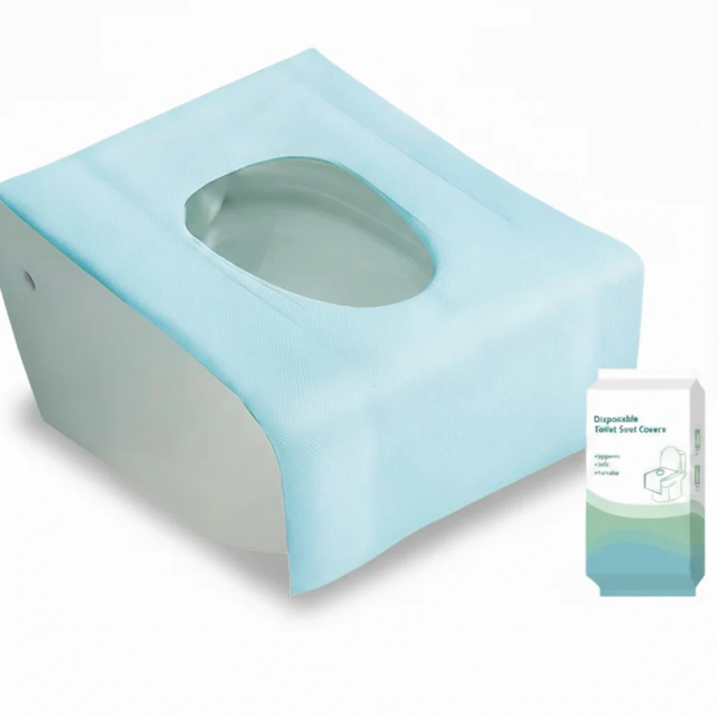 Set wegwerpbare, waterdichte toiletbrilhoezen
