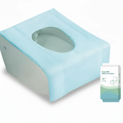Set wegwerpbare, waterdichte toiletbrilhoezen