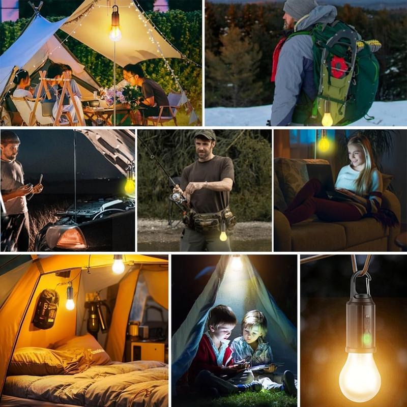 Zonne-energie tentverlichting（Via USB oplaadbare LED-kampeerlantaarn）