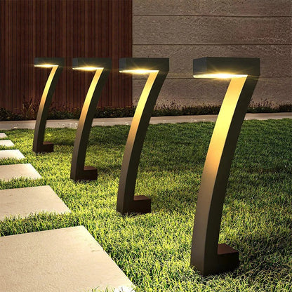Creatieve, waterdichte padverlichting op zonne-energie
