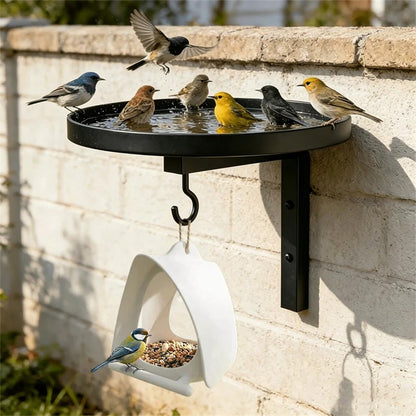 Metalen Vogelbad voor aan de Muur