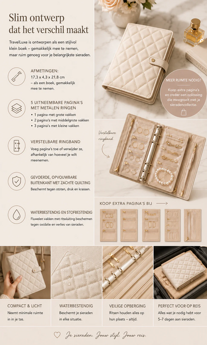 TravelLuxe Sieradendoos Compact En Altijd Georganiseerd