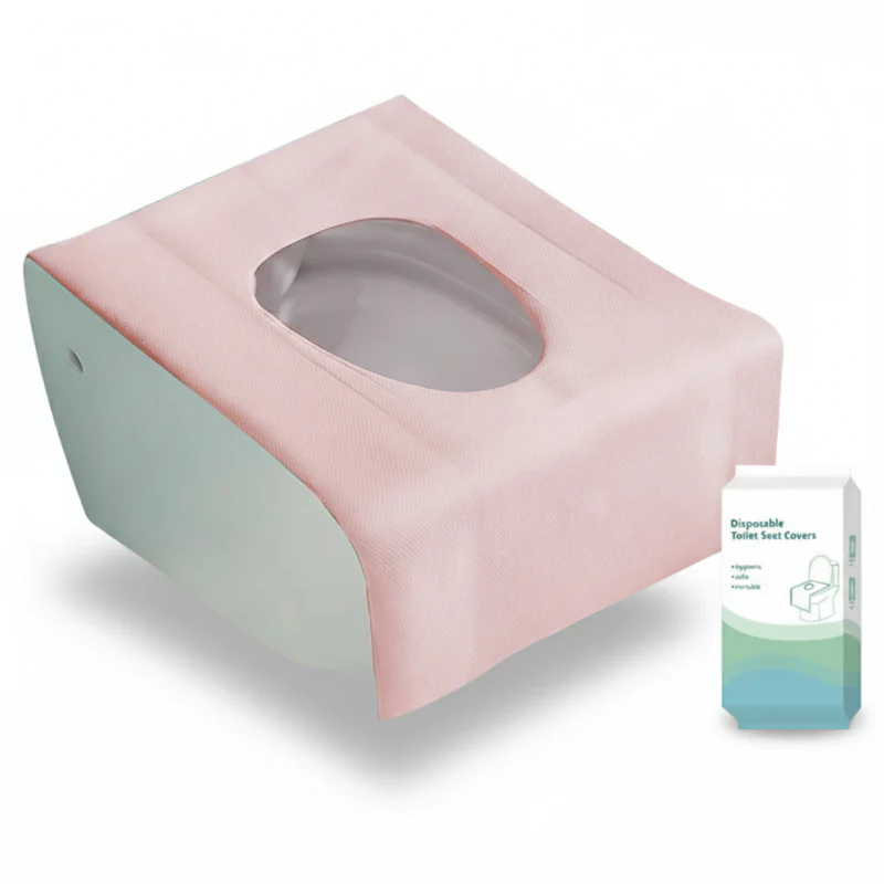 Set wegwerpbare, waterdichte toiletbrilhoezen