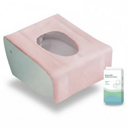 Set wegwerpbare, waterdichte toiletbrilhoezen