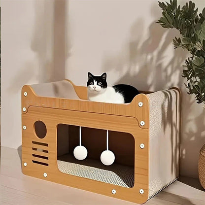 2-in-1 Sisal krabpaal voor katten