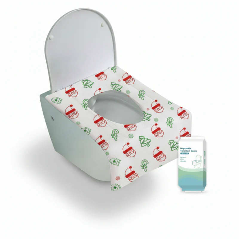 Set wegwerpbare, waterdichte toiletbrilhoezen