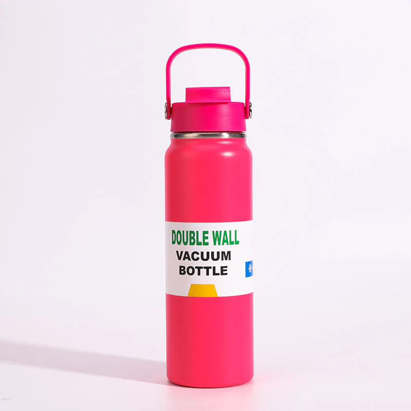 Vacuümgeïsoleerde Roestvrijstalen Drinkbeker met Lekvrij Deksel en Rietje