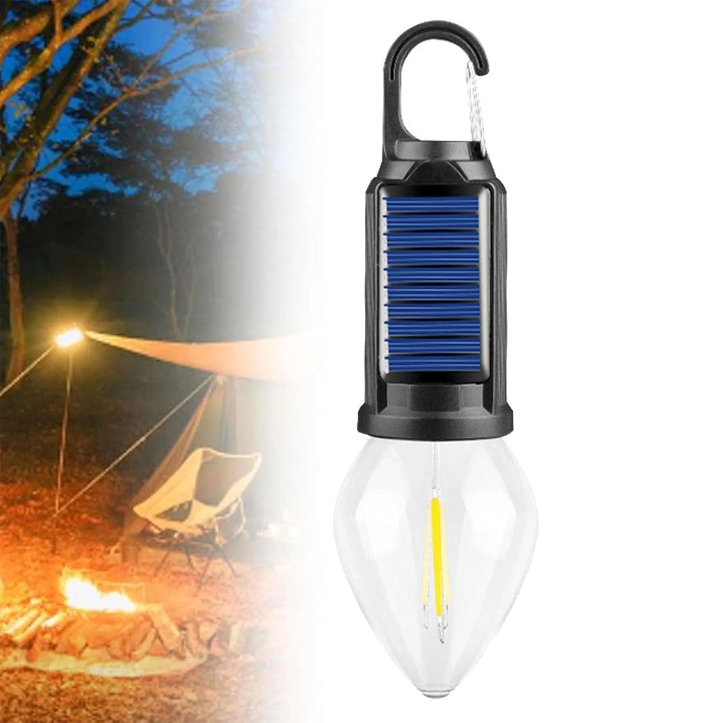 Zonne-energie tentverlichting（Via USB oplaadbare LED-kampeerlantaarn）