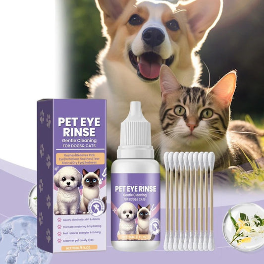 Milde oogspoeling voor honden en katten