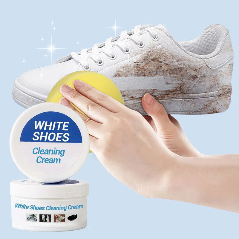Schoonmaakcrème voor witte schoenen
