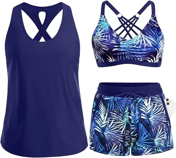 Buikbedekkende Tankini Set