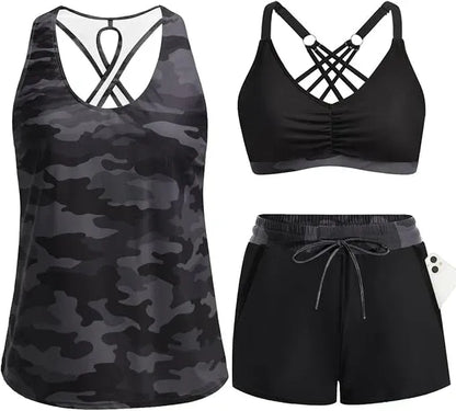 Buikbedekkende Tankini Set