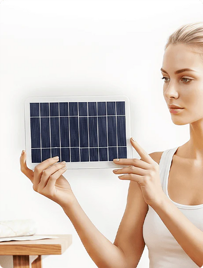 Slimme draagbare zonneoplader