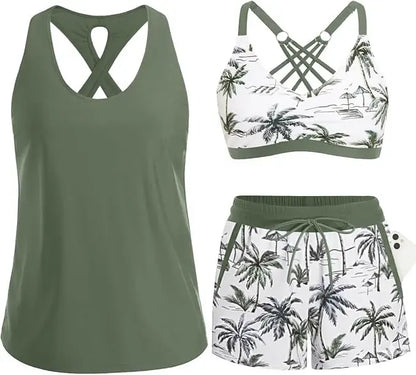 Buikbedekkende Tankini Set
