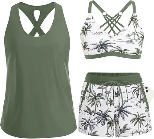 Buikbedekkende Tankini Set