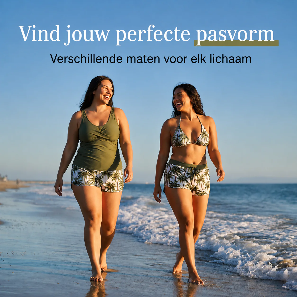 Buikbedekkende Tankini Set