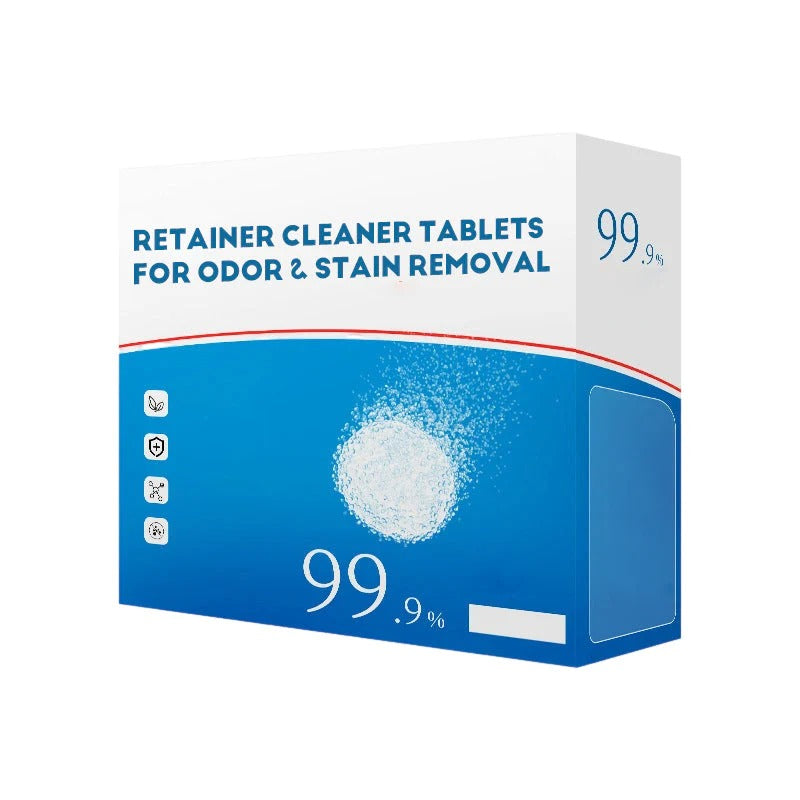 Reiniger Tabletten voor Beugels tegen Geur & Vlekken（10 Stuks Per Set）