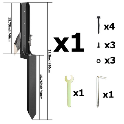 Reparatieset voor Zware Afrasteringspalen