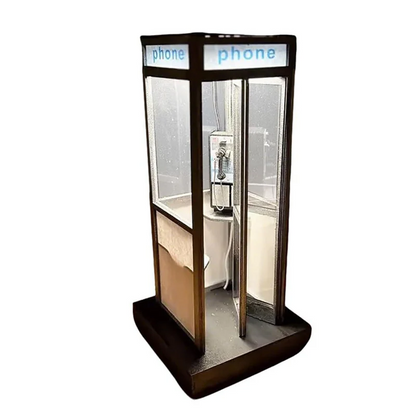 Retro telefooncel lamp