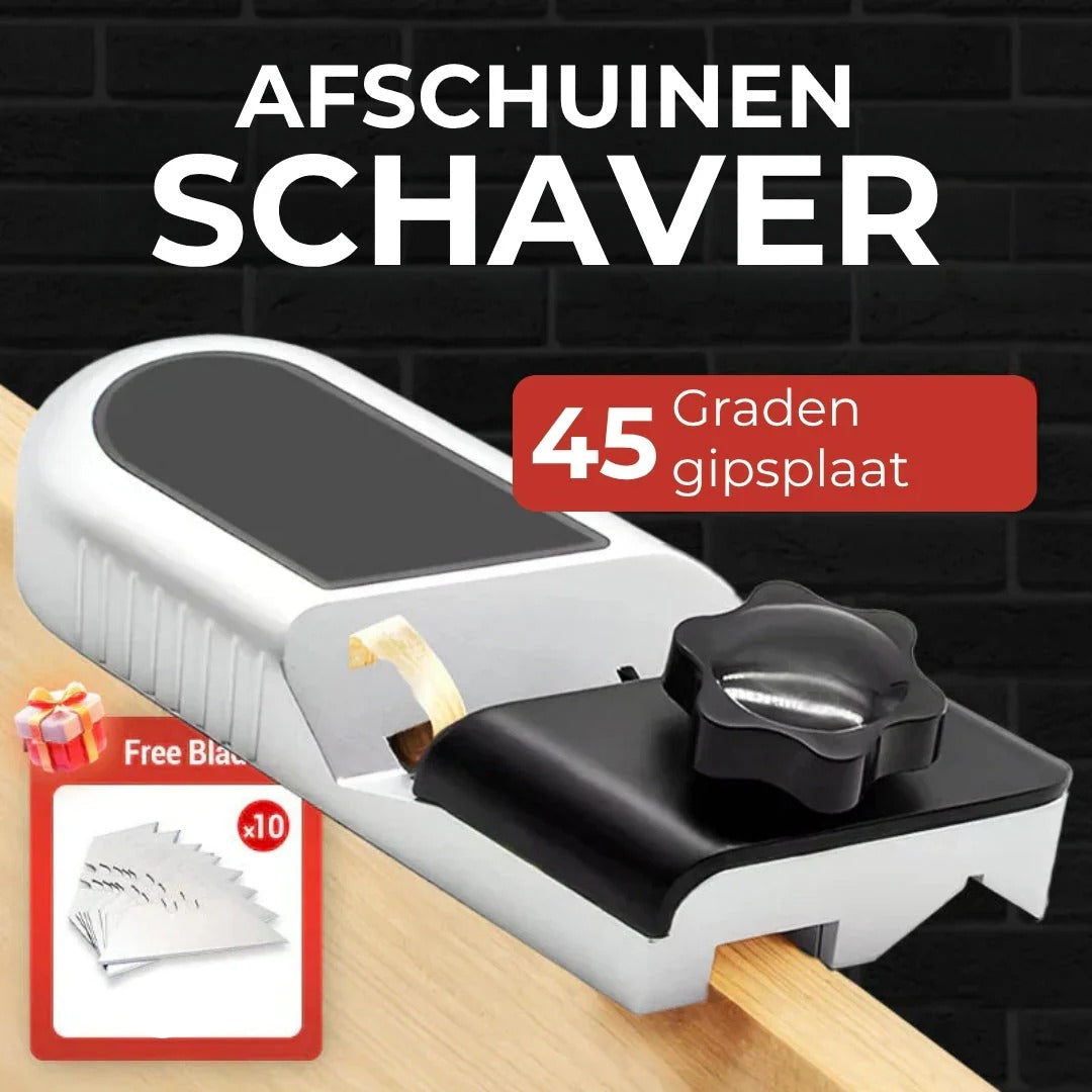 Gipsplaatafschuinschaaf van 45 Graden