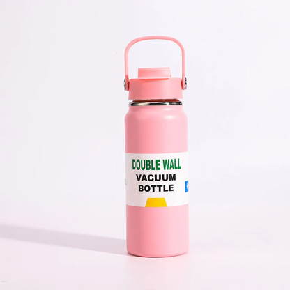Vacuümgeïsoleerde Roestvrijstalen Drinkbeker met Lekvrij Deksel en Rietje