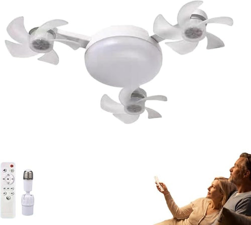 AirDrone plafondventilator met LED verlichting en afstandsbediening