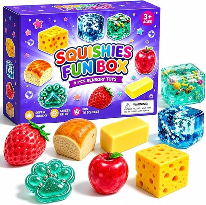 Squishy Fun Box mysterybox met 8 squishies