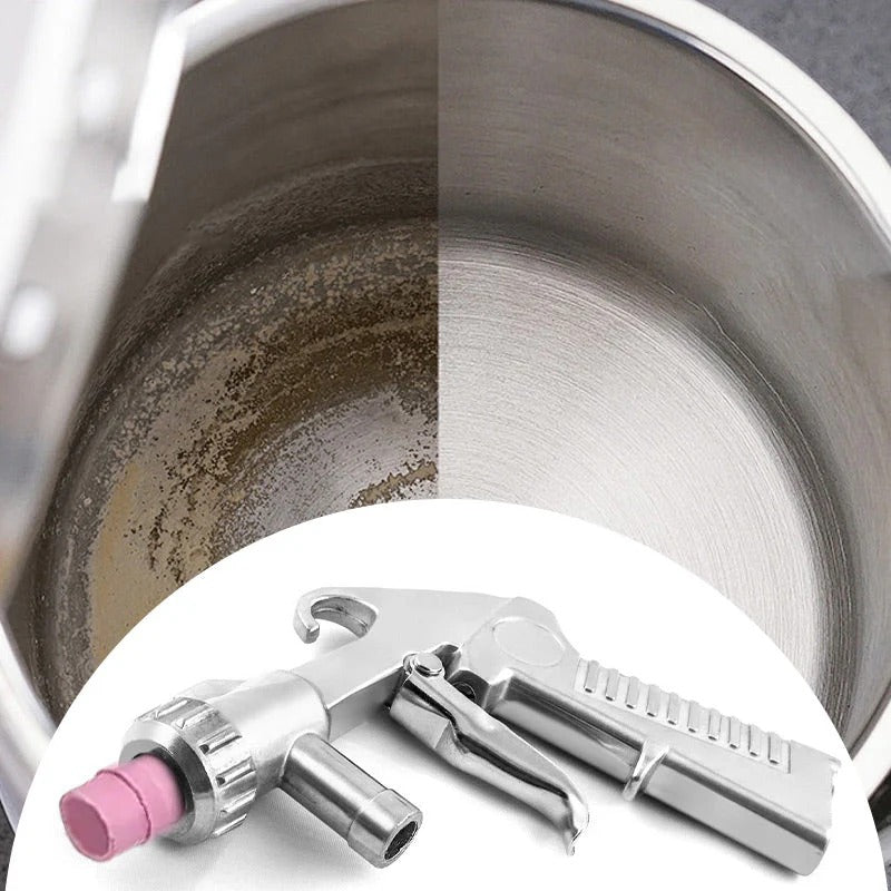 Multifunctioneel zandstraalpistool met 4 keramische spuitmondjes