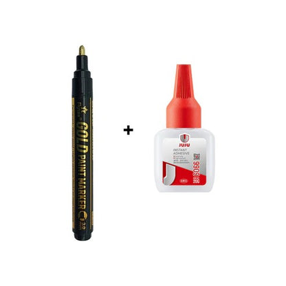 Gouden grafsteenmarker voor restauratie