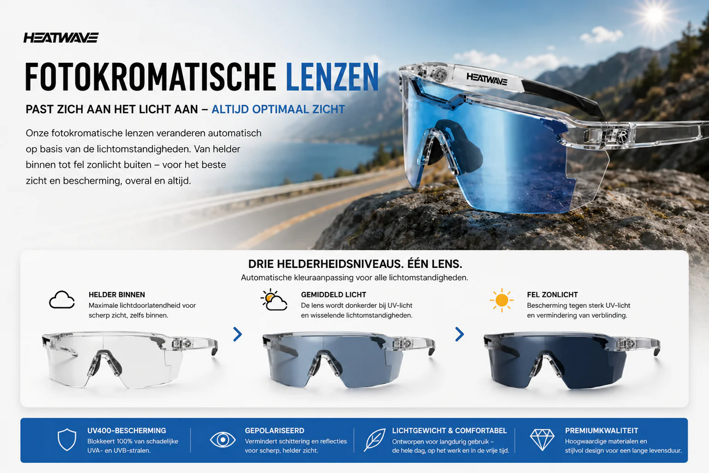 Zelfkleurende Zonnebril – Perfect Zicht In Elk Licht