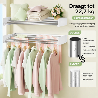 AirFold Ruimtebesparend Droogrek