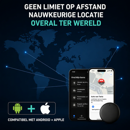 GP90 - Slimme GPS-tracker zonder abonnement (Android/Apple)