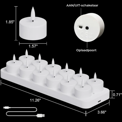 Oplaadbare LED Kaarsen