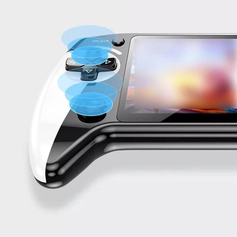 Op de draagbare retro arcade console