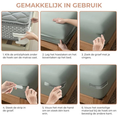 Lakenclips voor strakke lakens set van 4
