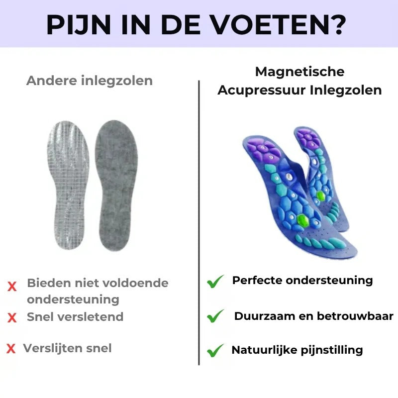 Medivital magnetische acupressuur inlegzolen