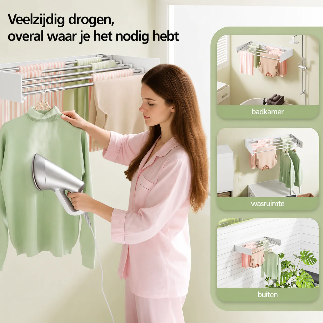 AirFold Ruimtebesparend Droogrek
