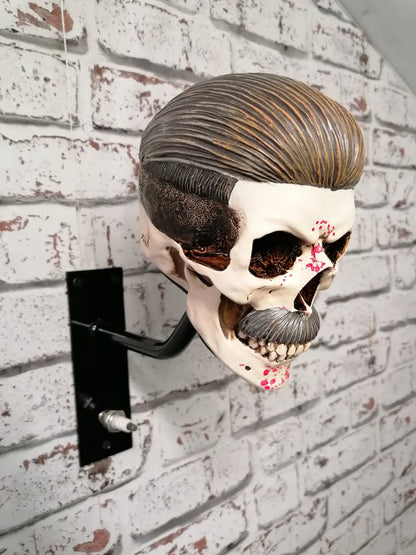 SkullRack Wandhouder voor Motorhelm en Jas
