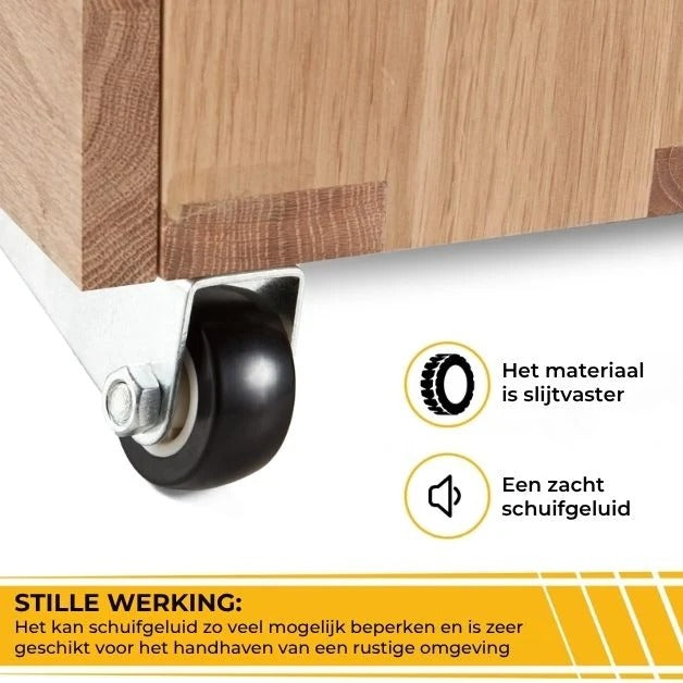 Set van 2 Zwenkwielen