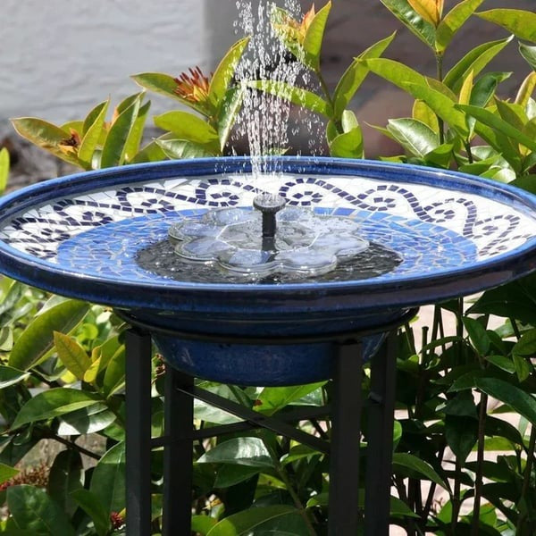 Fontein op zonne-energie