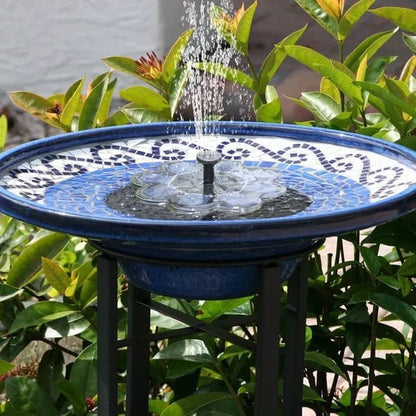 Fontein op zonne-energie