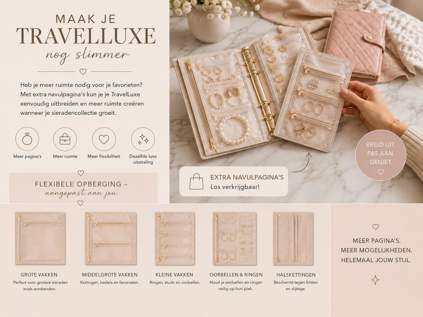 TravelLuxe Sieradendoos Compact En Altijd Georganiseerd