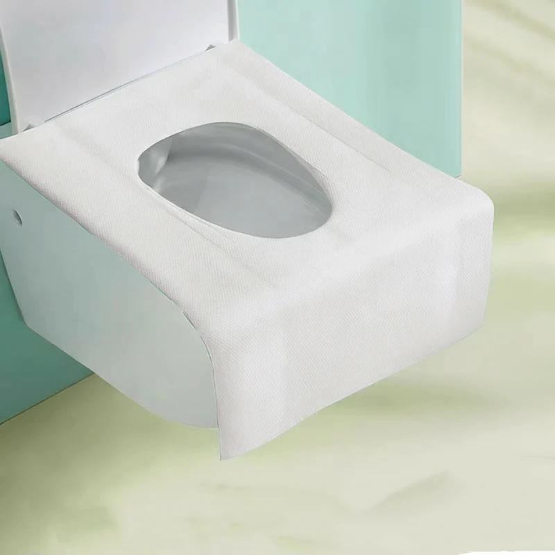 Set wegwerpbare, waterdichte toiletbrilhoezen