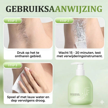 Milde en niet-irriterende ontharingscrème（230g+Schraper）