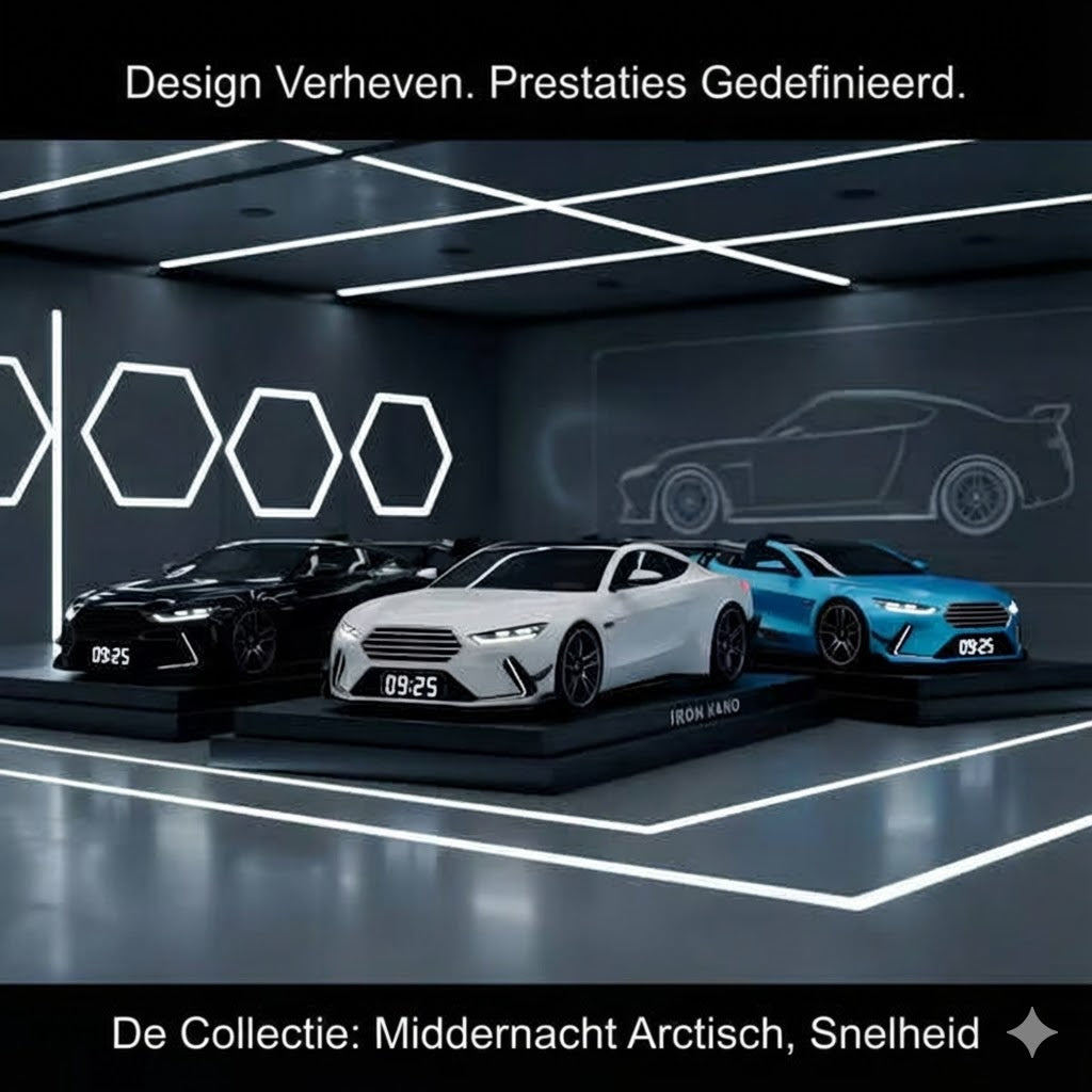 Hypercar Wekker –Realistisch Geluid & Lichteffecten